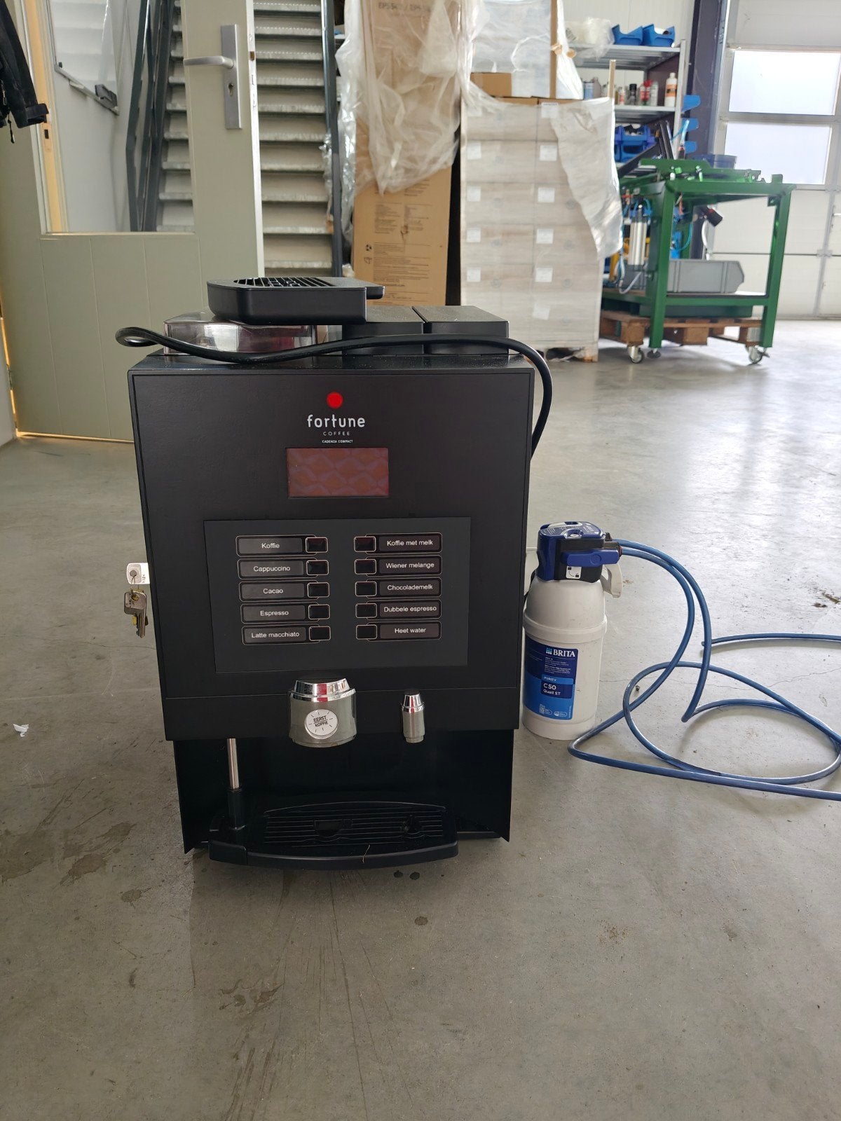 Fortune Koffiemachine - Perfect voor kantoor of horeca, Witgoed en Apparatuur, Ophalen, Gebruikt, Koffiemachine, Koffiebonen