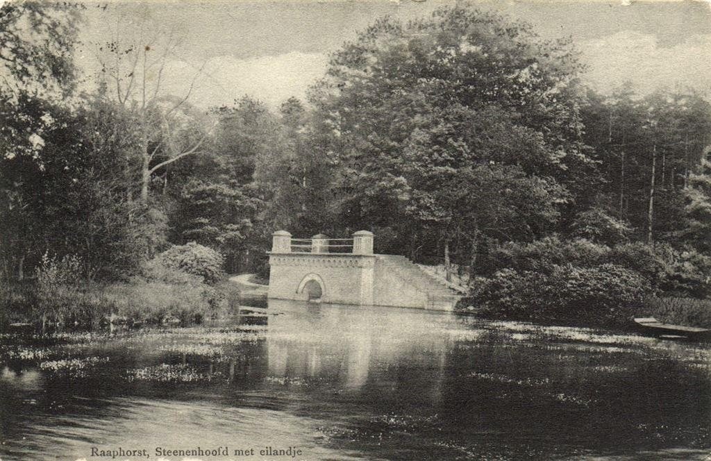 Raaphorst, Steenenhoofd met eilandje - 1908 gelopen, Ophalen of Verzenden, Voor 1920, Gelopen, Zeeland