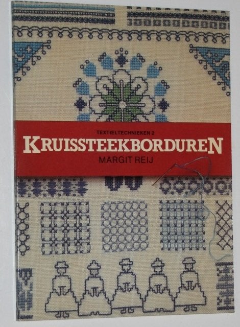 Kruissteekborduren - Margit Reij, Ophalen of Verzenden, Gelezen, Borduren en Naaien