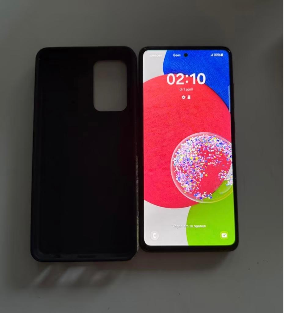 Te koop/ruilen En mooie Samsung A52S 5G 128gb zwarte kleur, Telecommunicatie, Mobiele telefoons | Samsung, Ophalen of Verzenden