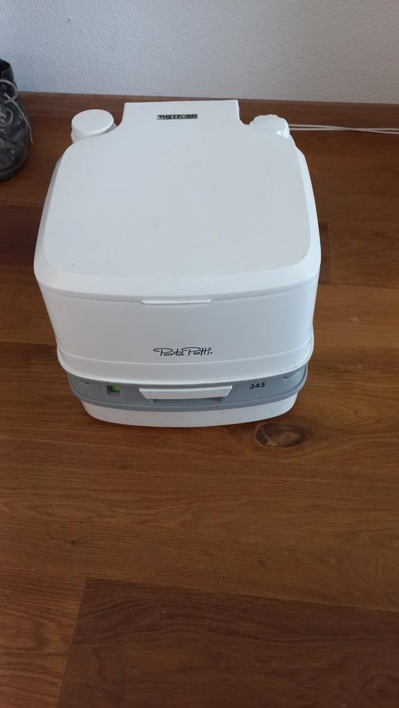 Thetford Porta Potti 345 met vloeistoffen, Caravans en Kamperen, Ophalen, Zo goed als nieuw
