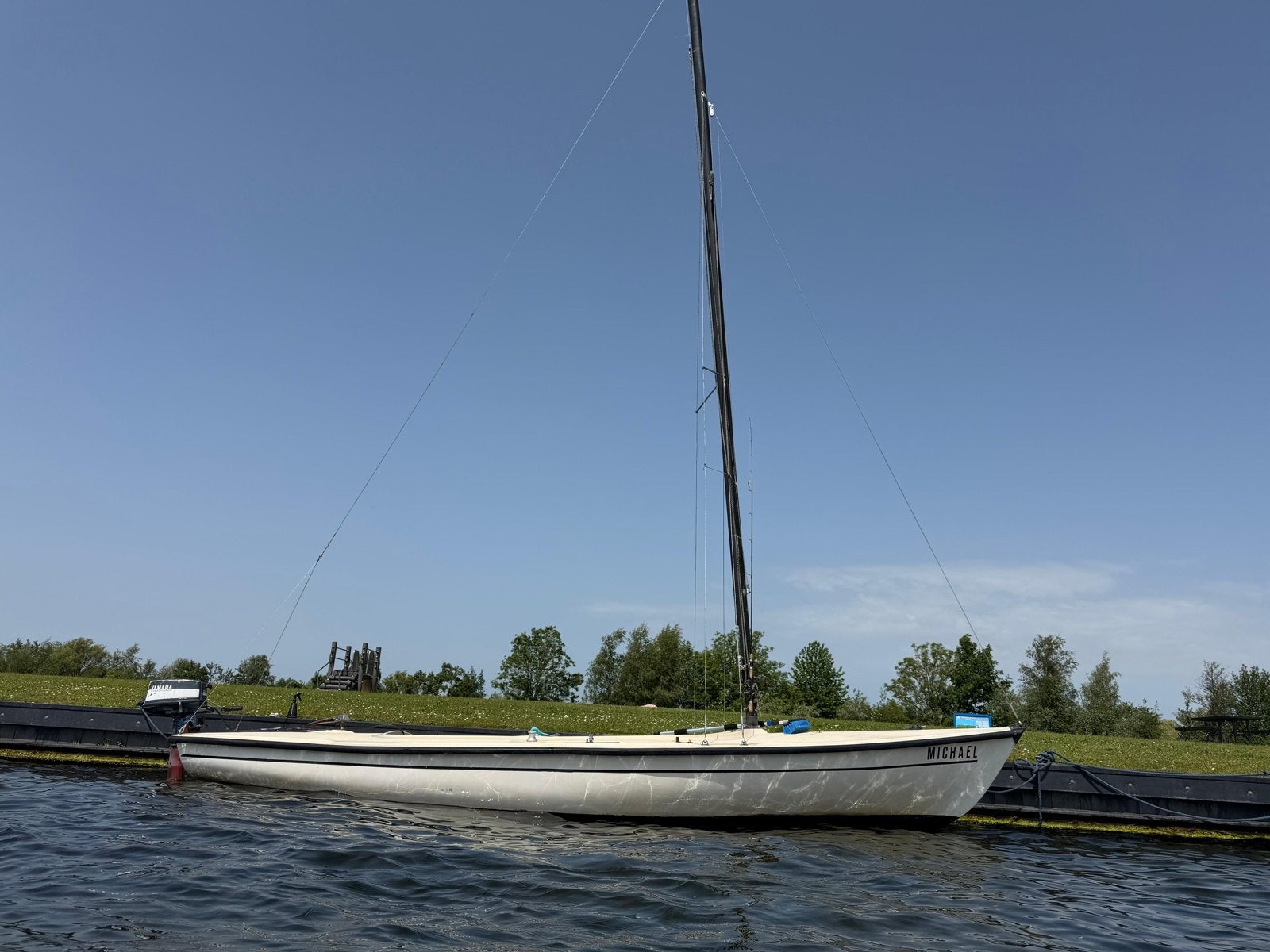 Centaur zeilboot met zeilen en optionele 4PK Yamaha motor, Ophalen, Gebruikt, 15 m² of meer, Zeil