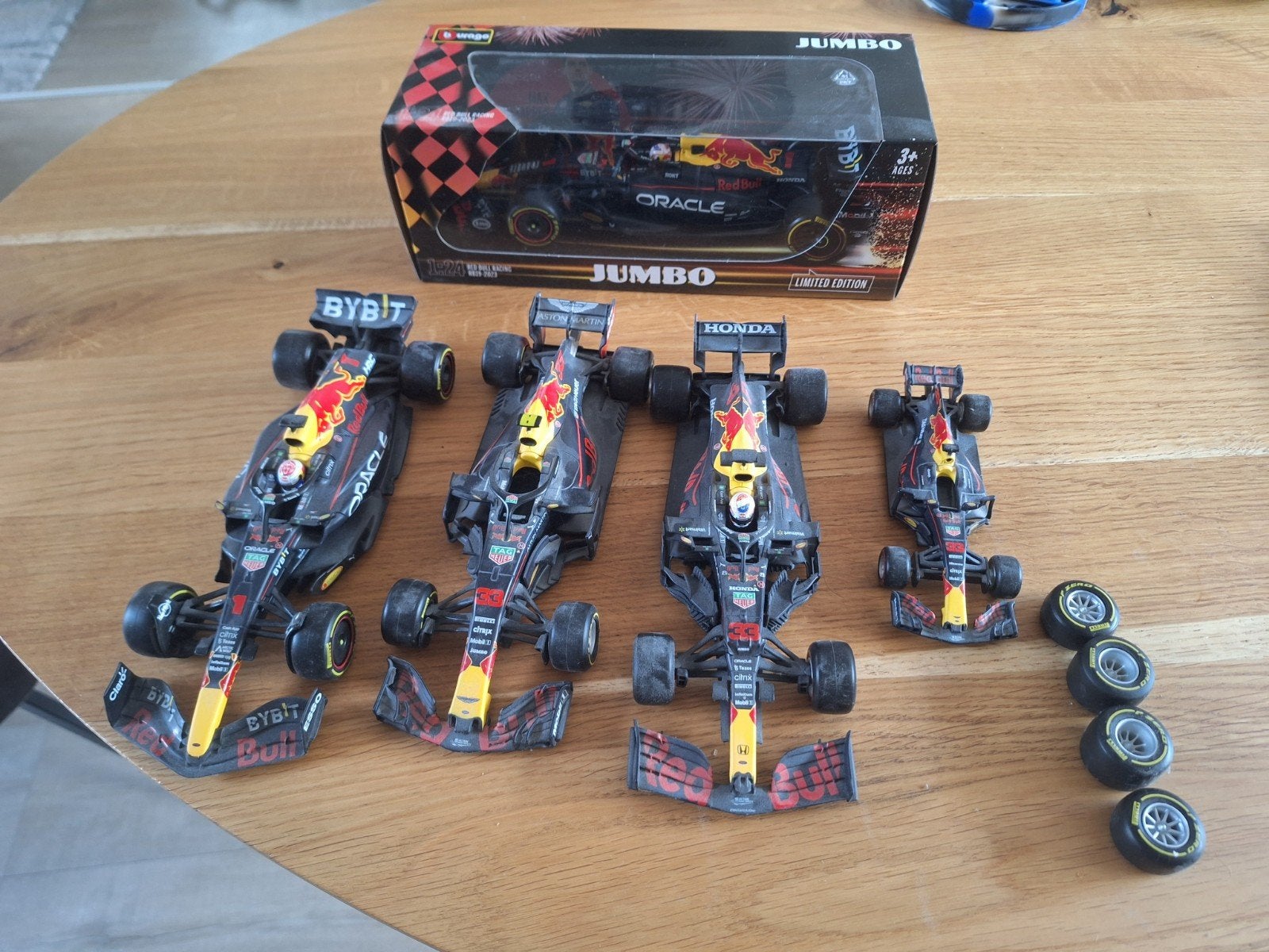 F1 Max Verstappen auto's Jumbo, Ophalen of Verzenden, Nieuw, Auto, Bburago