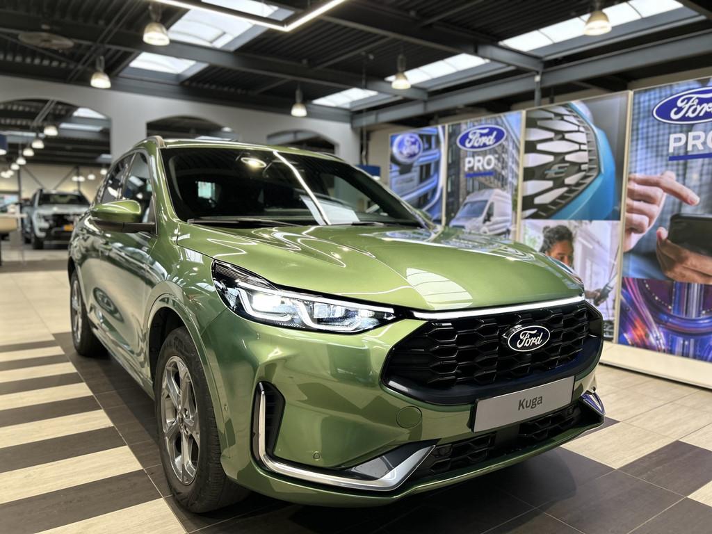Ford Kuga 2.5 PHEV 243 pk ST-Line X | Trekhaak I AGR stoelen, 12 maanden, Gebruikt, Zwart, Bedrijf
