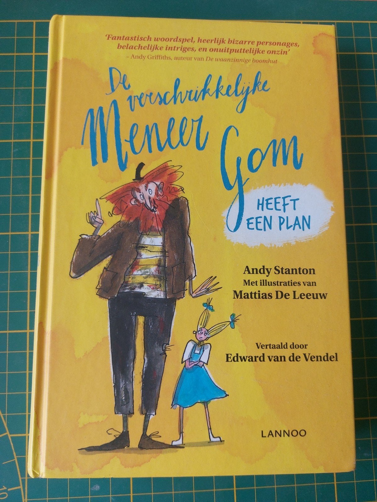 Andy Stanton - De verschrikkelijke meneer Gom heeft een plan, Fictie algemeen, Ophalen of Verzenden, Zo goed als nieuw, Andy Stanton