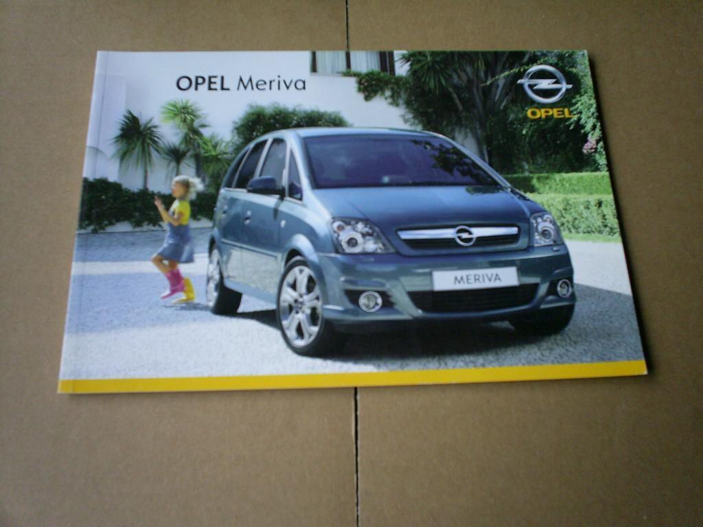 Opel Meriva 1 / 2007 36 pag., Verzenden, Zo goed als nieuw, Opel