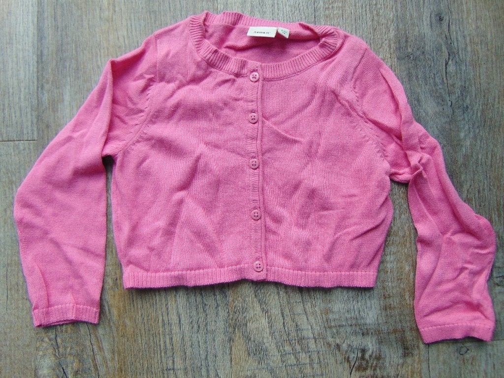 Name it bolero vest roze maat 98 vestje lange mouwen, Kinderen en Baby's, Meisje, Trui of Vest, Ophalen of Verzenden, Zo goed als nieuw