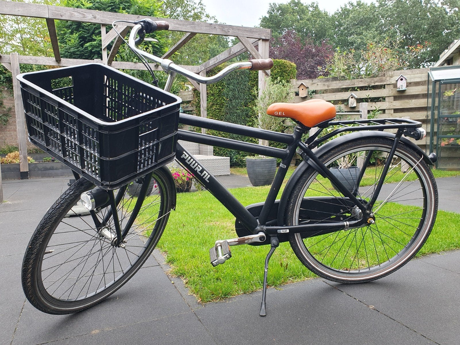 Gazelle Puur transportfiets maat 26 inch, Terugtraprem, Ophalen, Overige merken, 53 tot 56 cm