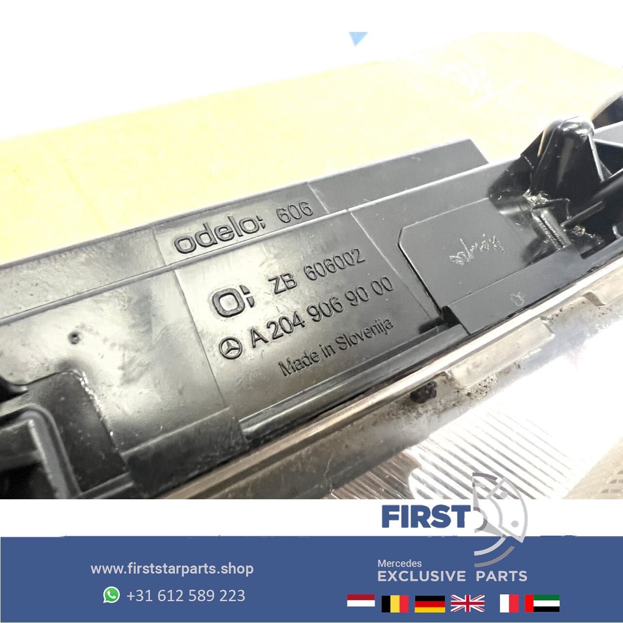 W204 C63 AMG dagrijverlichting Origineel Mercedes C KLASSE C, Gebruikt, -, Ophalen of Verzenden, -