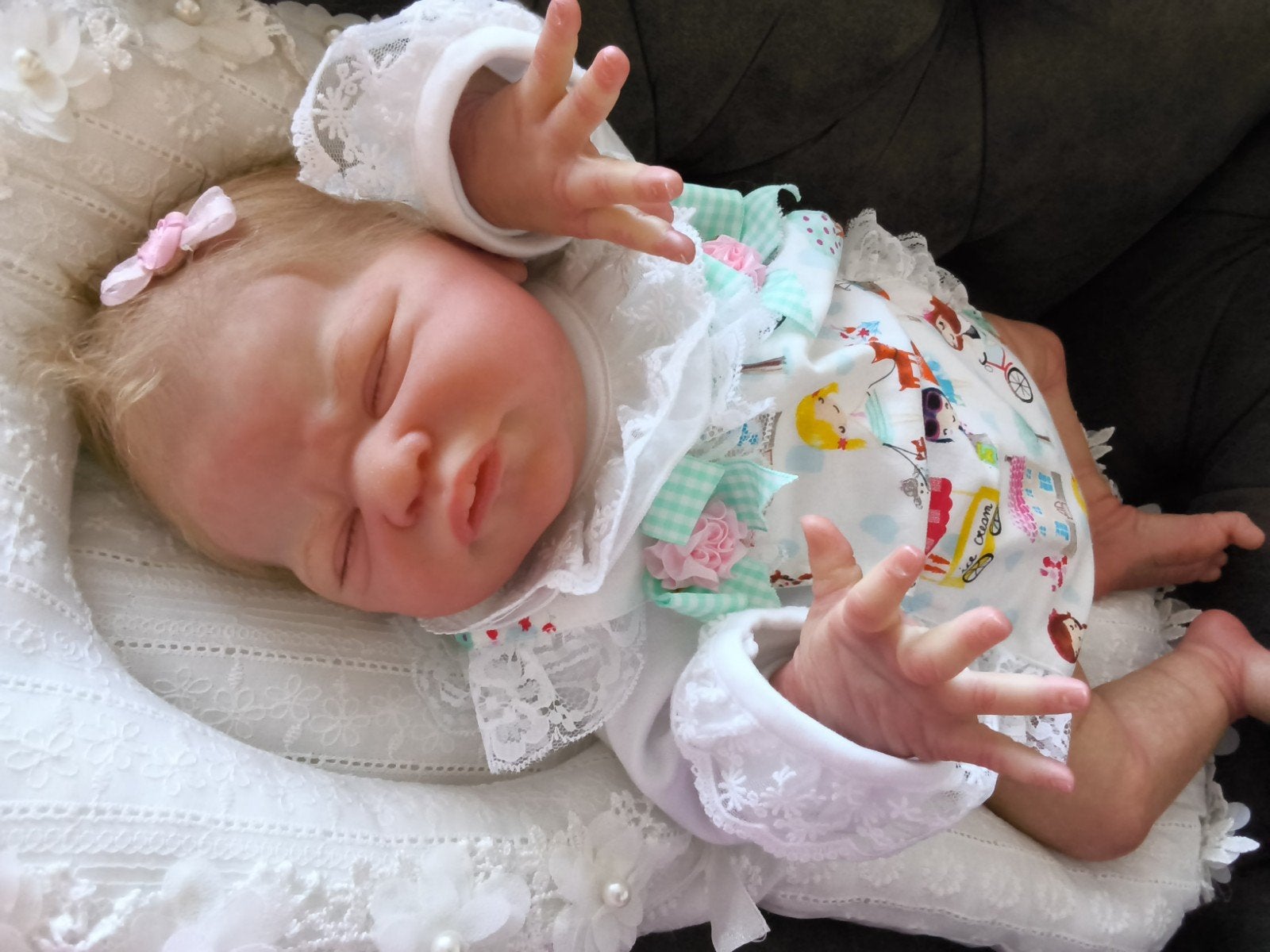Reborn Miracle - LLE., Verzamelen, Poppen, Ophalen of Verzenden, Zo goed als nieuw, Pop, Levensecht of Reborn