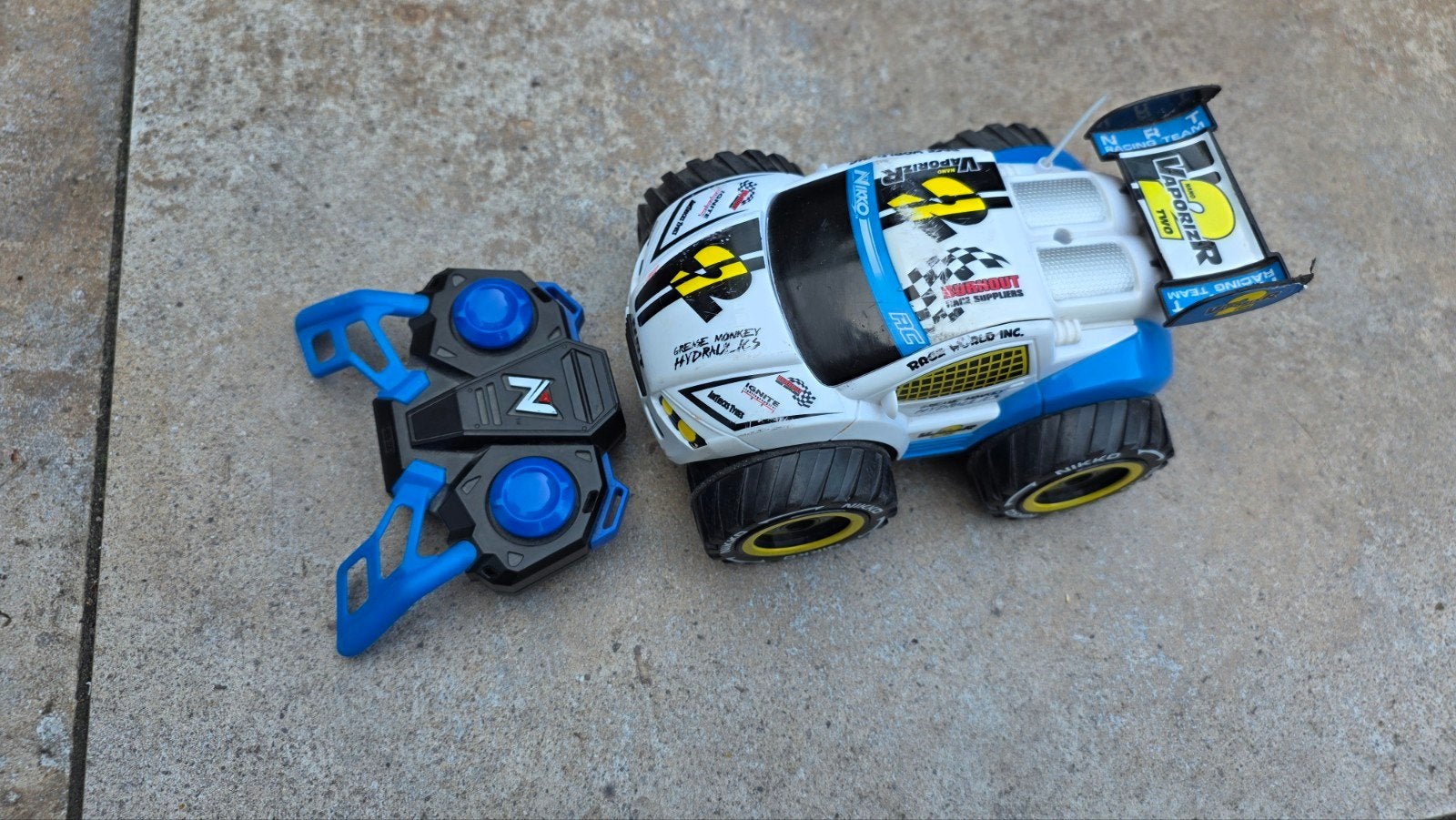 Nikko VaporizR radiografisch bestuurbare auto, Elektro, Gebruikt, Ophalen of Verzenden, Auto onroad