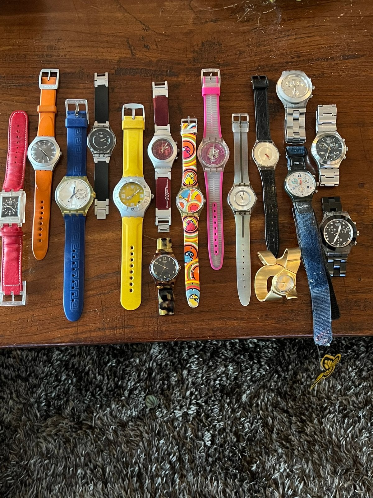Swatch horloge’s 16 stuks, Ophalen of Verzenden, Zo goed als nieuw, Kunststof, Swatch