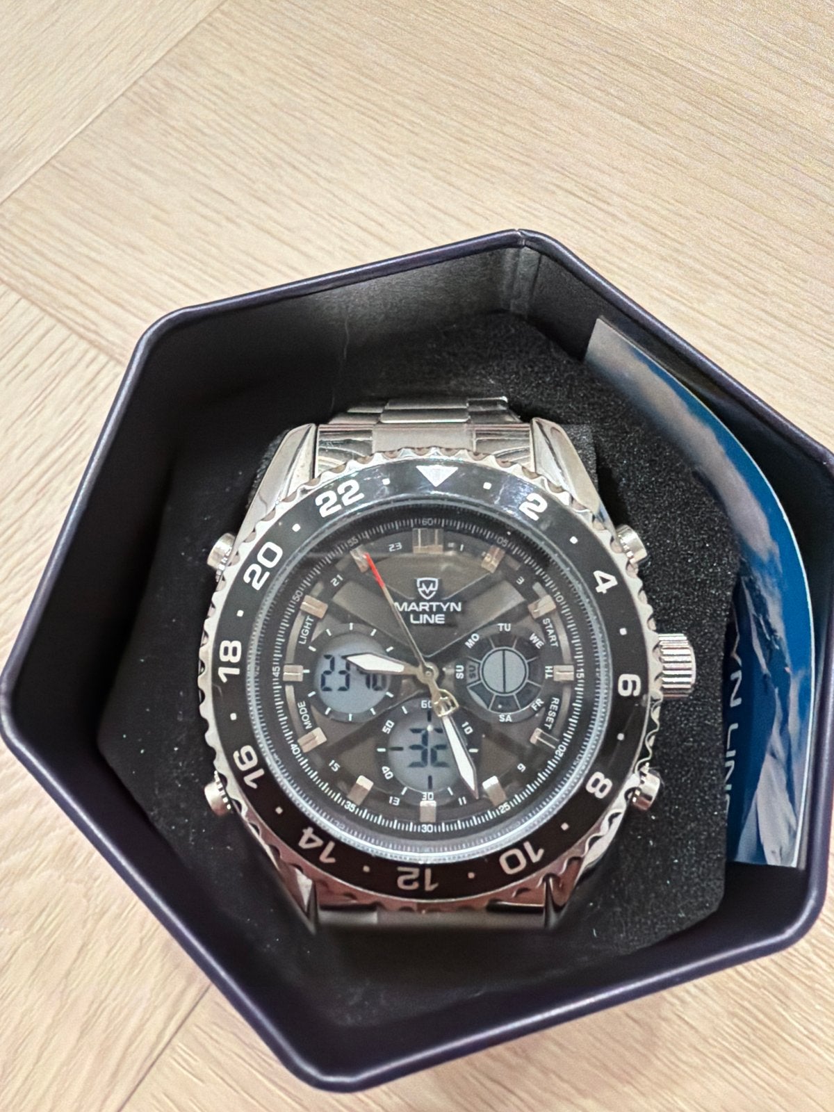 Martyn Line Chronograaf Herenhorloge - NIEUW, Sieraden, Tassen en Uiterlijk, Horloges | Heren, Overige merken, Staal, Polshorloge