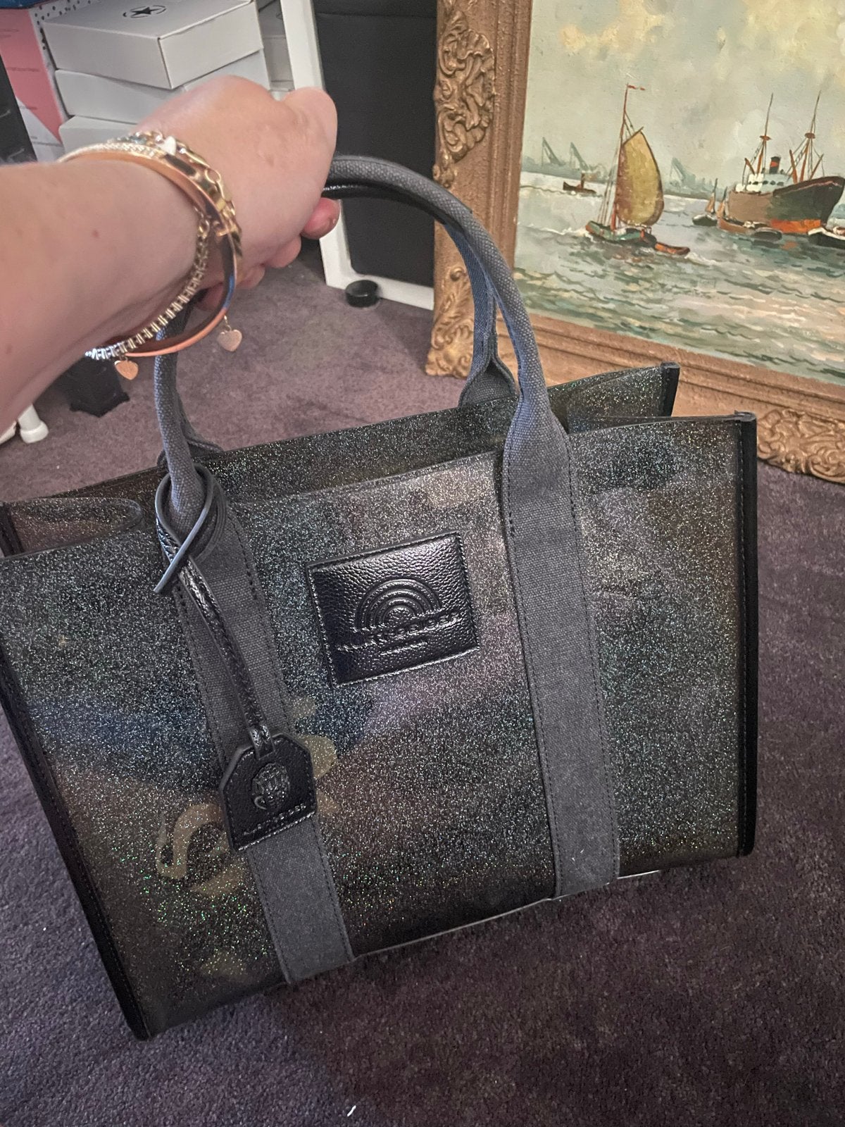 Unieke Kurt Geiger Southbank Tote - Nieuw met kaartje, Ophalen of Verzenden, Nieuw, Zwart, Shopper