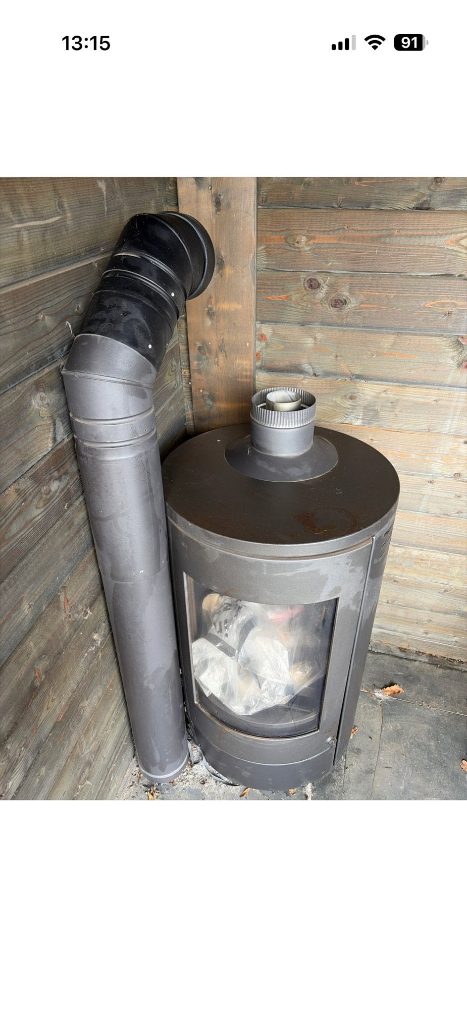 Sier Gashaard - Sfeervolle Warmte voor uw Woning, Ophalen, Gebruikt, Vrijstaande haard, Gashaard