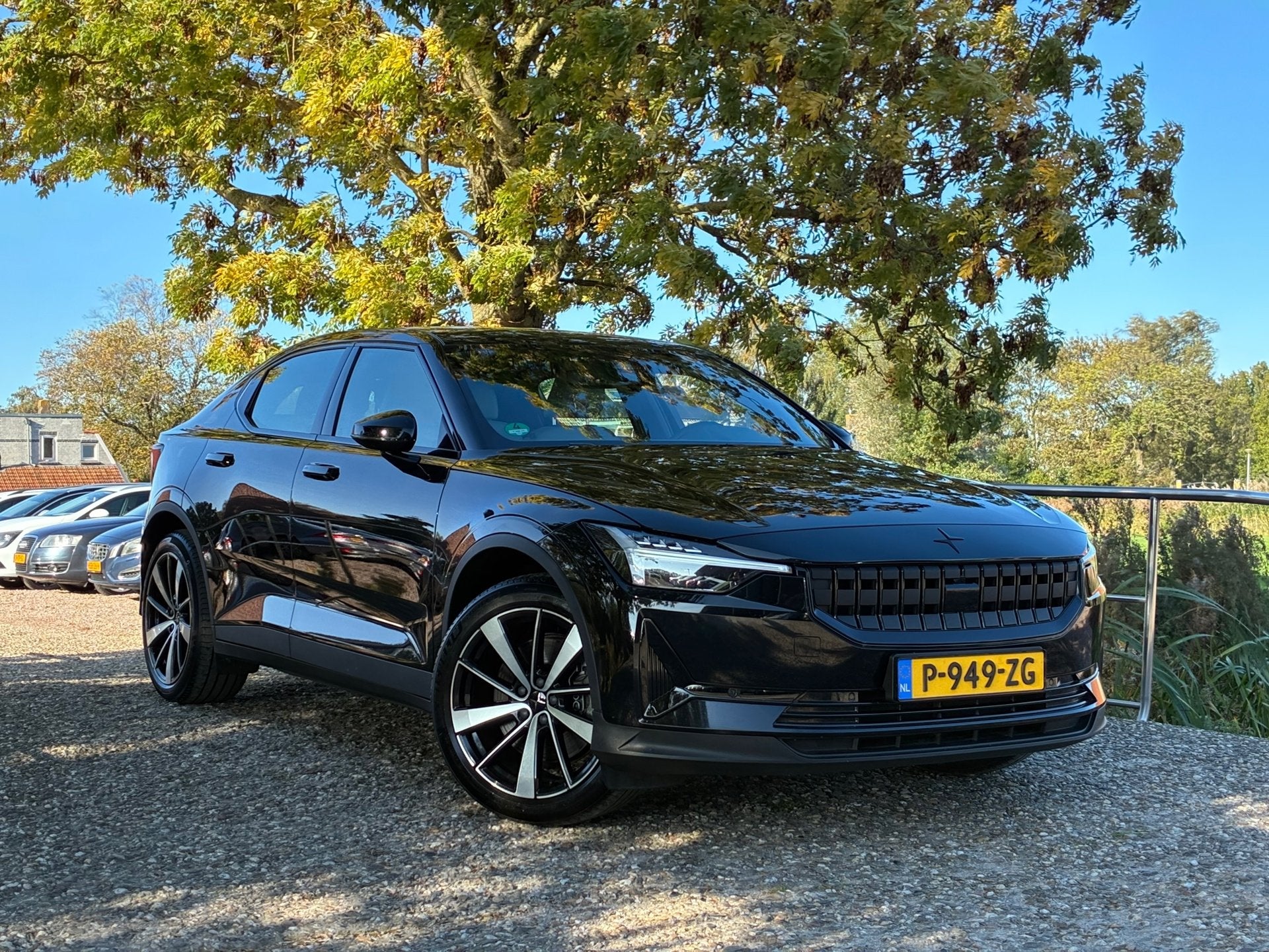Polestar 2 Standard Range Single Motor 63kWh | 90% Soh + Car, Auto's, Polestar 2, Stof, Gebruikt, Grijs