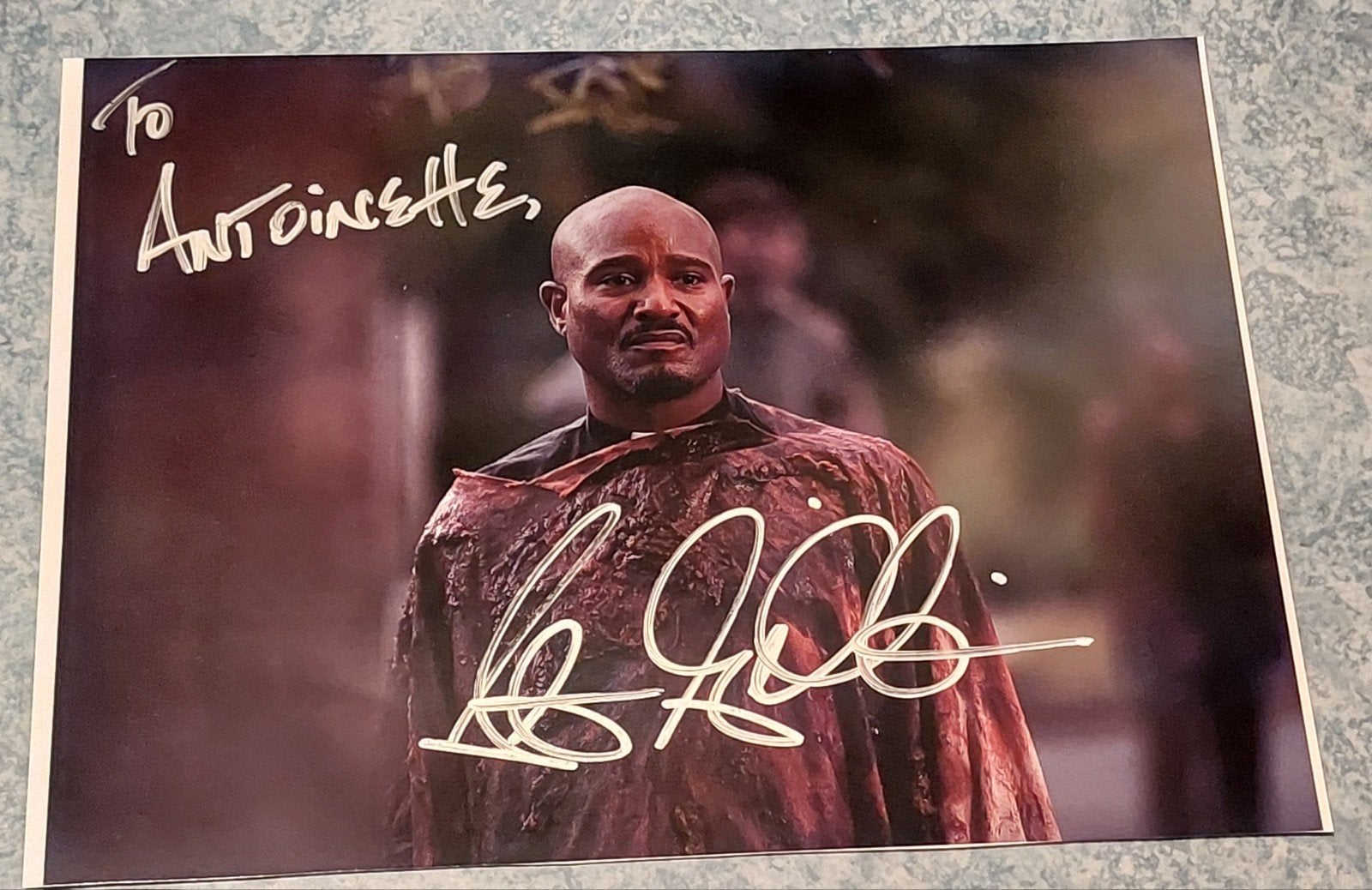 Handtekening Seth Gilliam Fath. Gabriel The Walking Dead TWD, Verzamelen, Ophalen of Verzenden, Zo goed als nieuw, Foto of Kaart