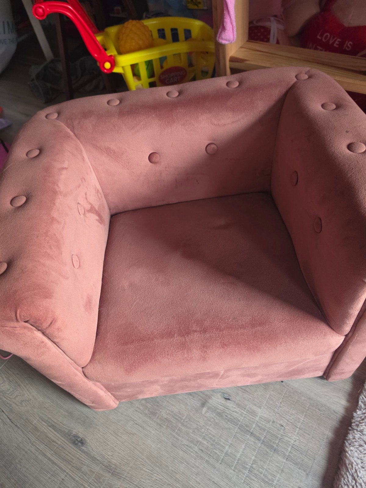 Roze kinderfauteuil - Comfortabel en stijlvol, Kinderen en Baby's, Ophalen, Gebruikt, Overige typen