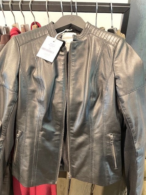 Leren jasje Goosecraft / lady biker jacket, Ophalen, Goosecraft, Zwart, Nieuw