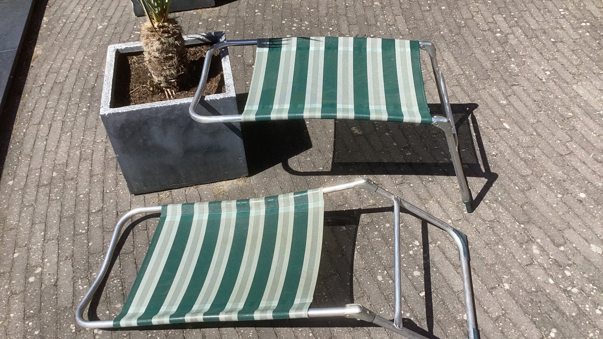 Voetsteunen Crespa campingstoel, Ophalen, Zo goed als nieuw, Campingstoel
