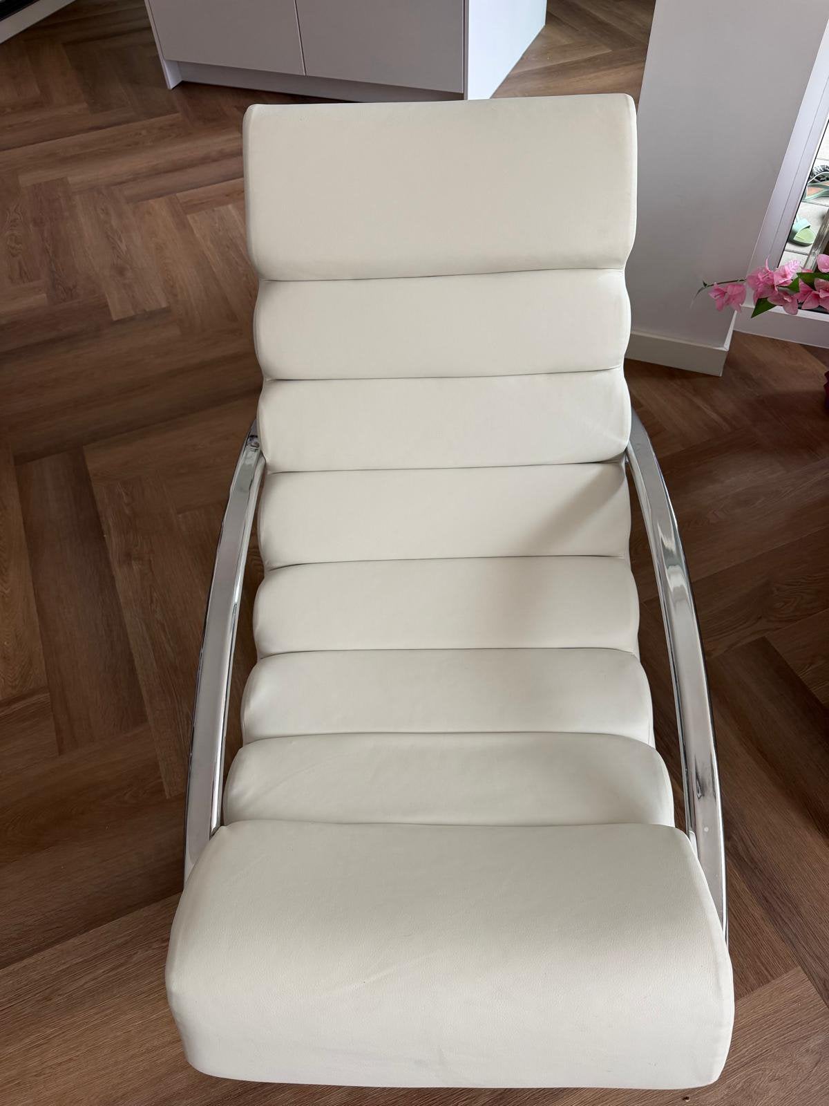 Leren loungestoel, Kare design, Huis en Inrichting, Fauteuils, Ophalen, Zo goed als nieuw, 75 tot 100 cm, 50 tot 75 cm
