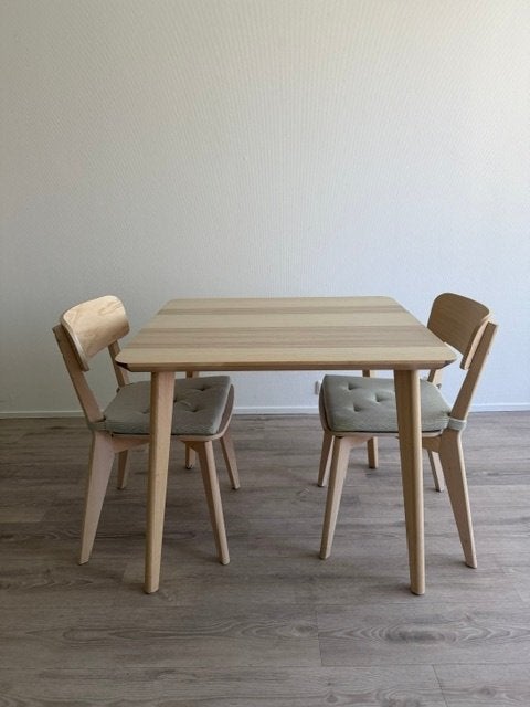 IKEA Lisabo 5-delig tafelset, Ophalen, 50 tot 100 cm, Vierkant, Tot twee personen