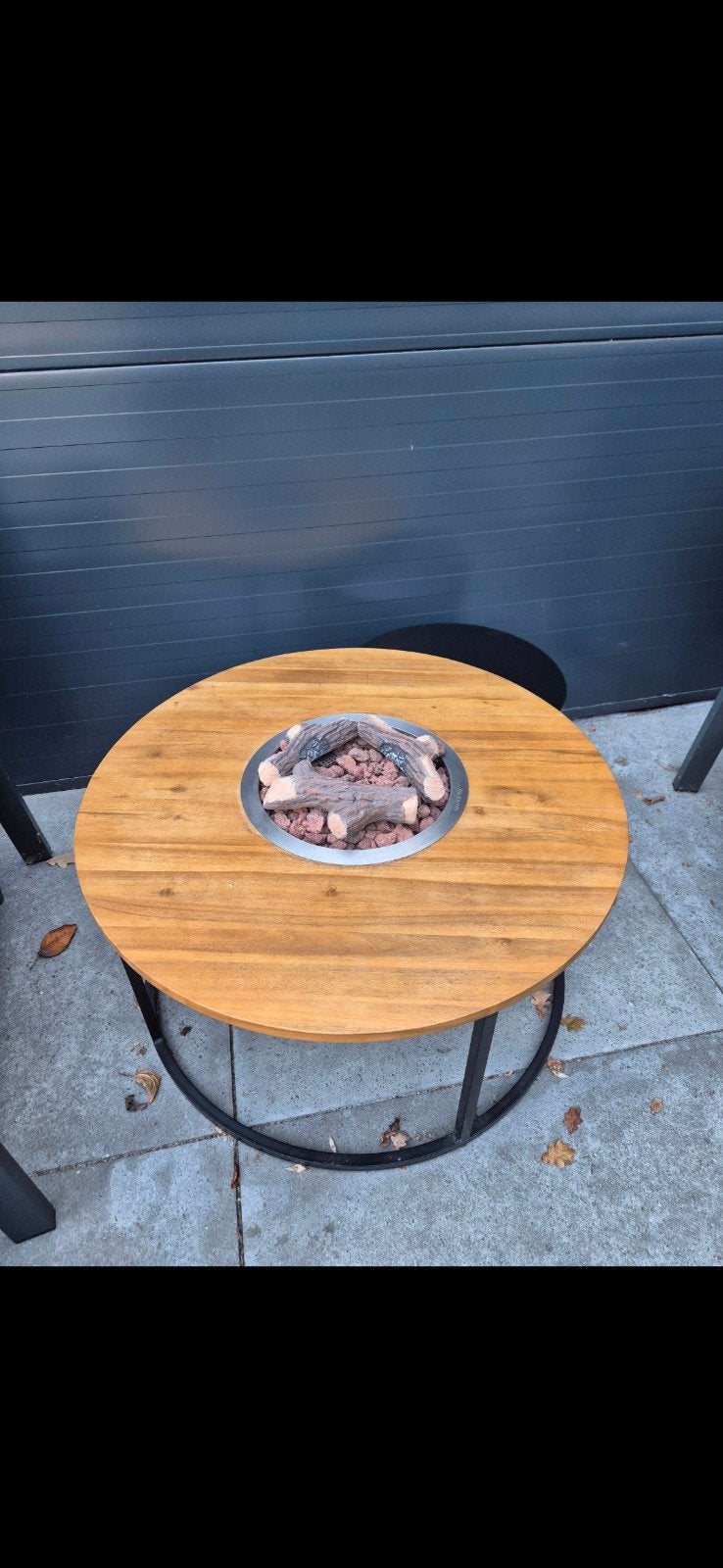 Ronde vuurtafel SPARKFLY, Tuin en Terras, Ophalen, Zo goed als nieuw