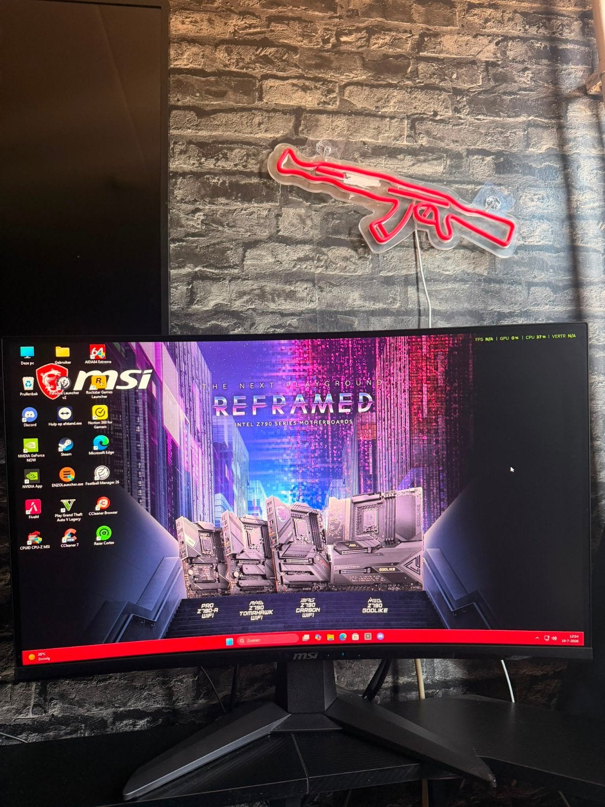 Gaming PC – Intel i3-14100F / RTX 3050 / 16GB RAM / 500GB SS, 1 speler, Ophalen