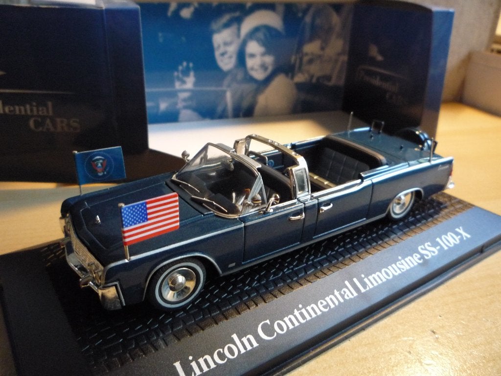 Lincoln Continental Limousine SS-100-X JKF Presidential car, Ophalen of Verzenden, Zo goed als nieuw, Auto, Norev