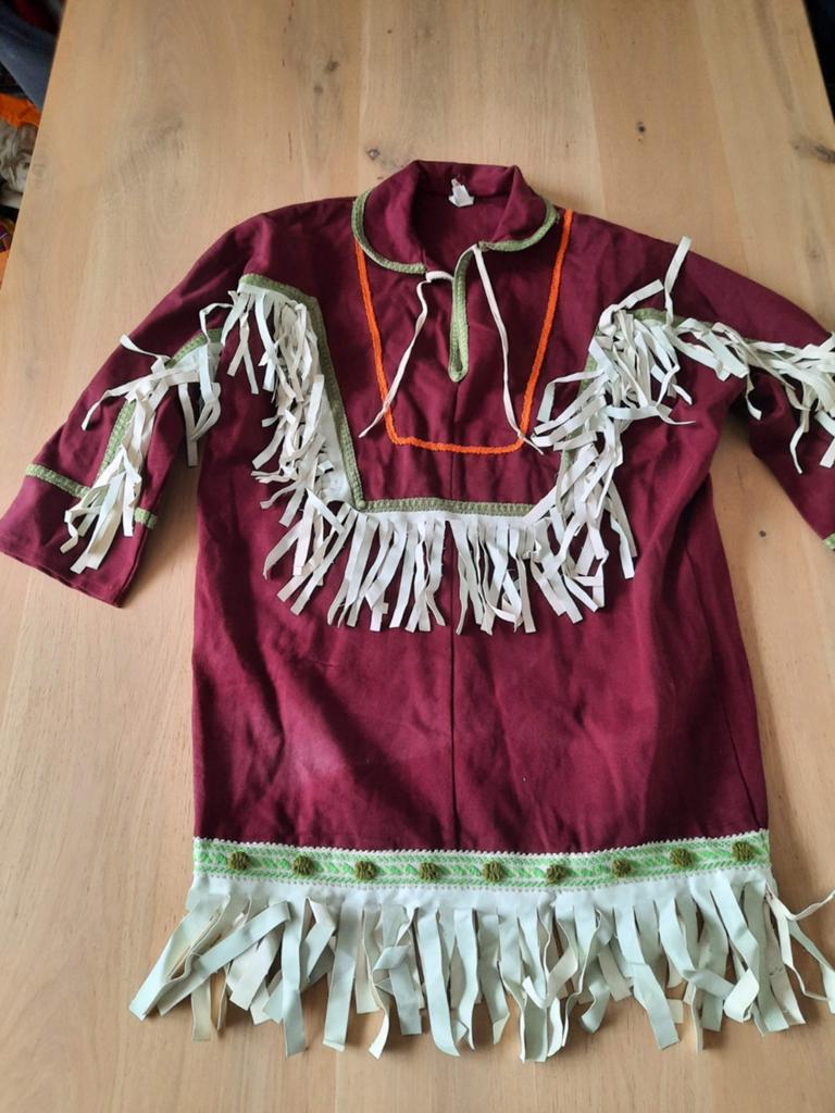 Mooi Indianenpak Maat 164/ M - Perfect voor Carnaval, Ophalen of Verzenden, Gebruikt, Pak of Jurk