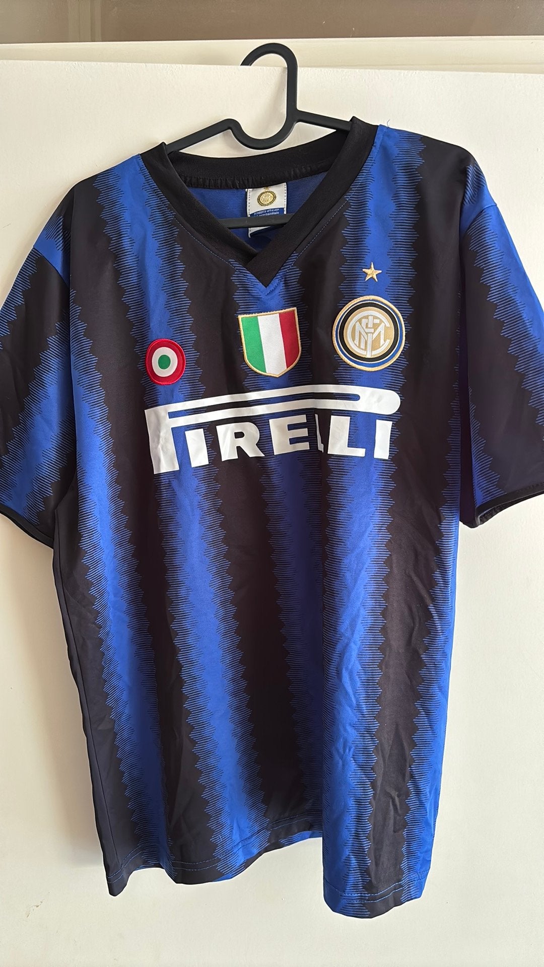 Inter Milaan Samuel Eto’o #9 Shirt – XL – Pirelli, Ophalen of Verzenden, Maat 56/58 (XL), Zwart, Voetbal