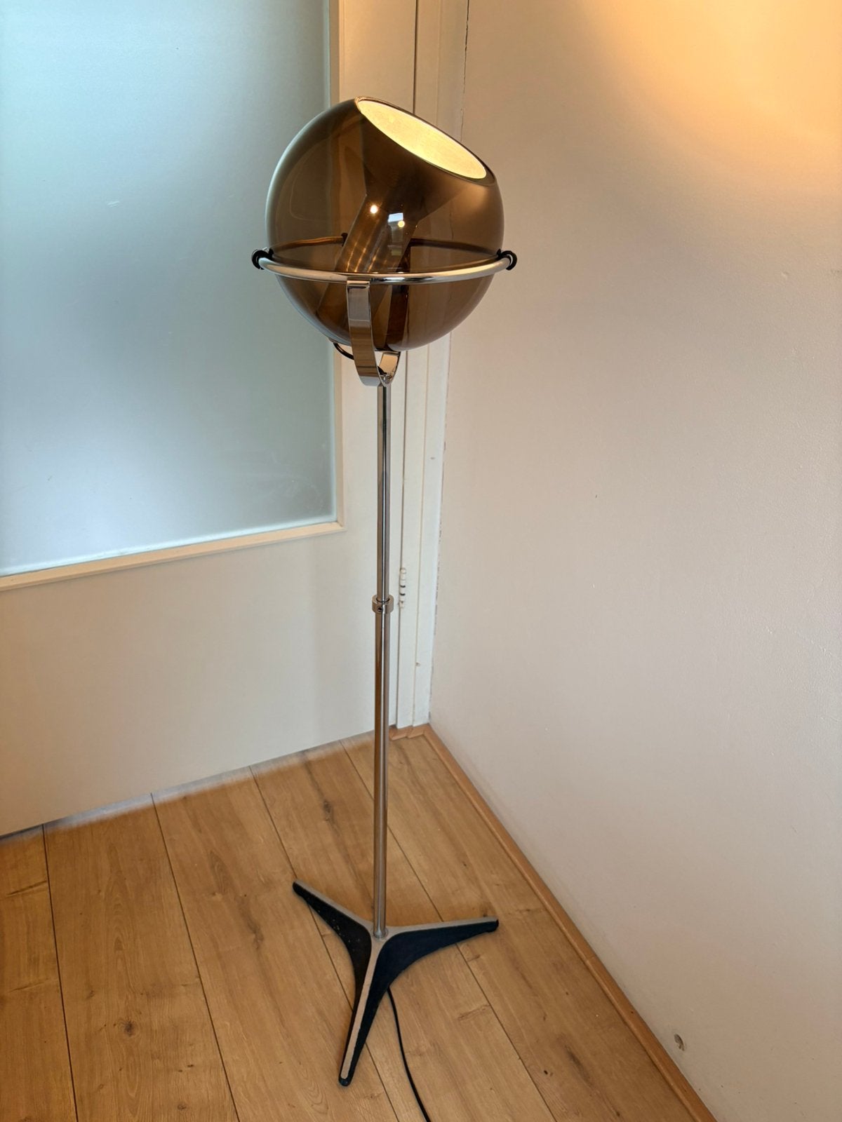 RAAK Globe 2000 vloerlamp Frank Ligtelijn, Ophalen, Glas, E27 (groot), Zo goed als nieuw