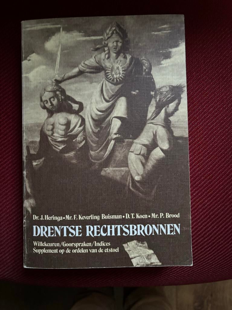 Drentse Rechtsbronnen , Willekeuren/Goorspraken/Indices, 20e eeuw of later, Ophalen of Verzenden, Dr.J. Heringa, Mr. F. Keverling Buisman, Koen, Mr. P. Brood