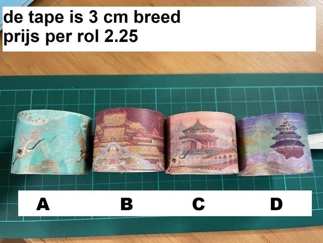 poppenhuis chinese tape, Ophalen of Verzenden, Nieuw, Poppenhuis