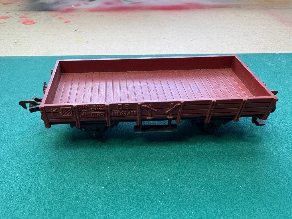 Fleischmann 4 platte bakwagens IMG7900 t/m 7914, Gebruikt, Gelijkstroom, Fleischmann, Wagon