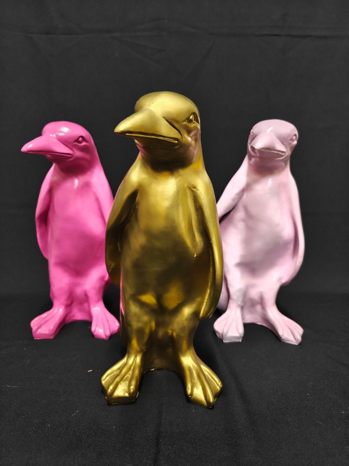 Pinguïns, pungu, roze, goud, licht roze., Verzamelen, Beelden en Beeldjes, Ophalen of Verzenden, Nieuw, Dier