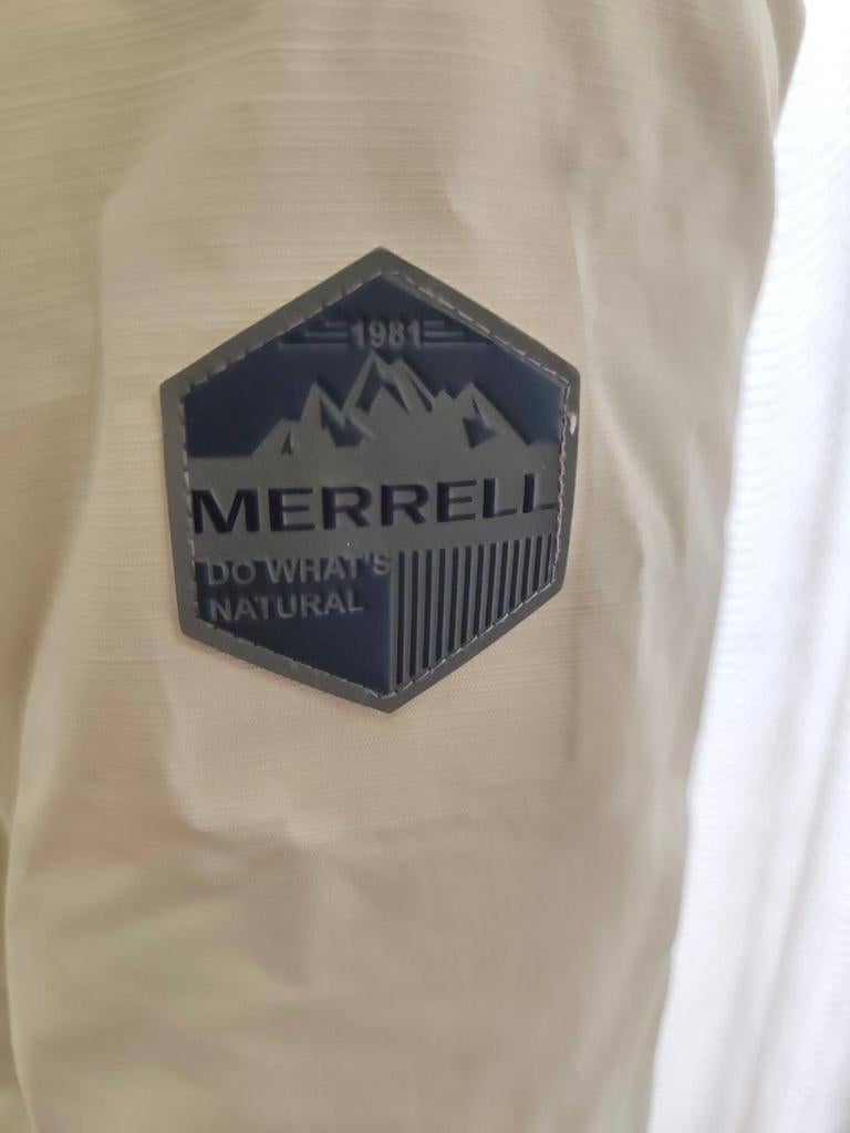 Merrell jas maat 42 – goede staat, Kleding | Dames, Jassen | Winter, Merrell, Beige, Maat 42/44 (L), Ophalen of Verzenden