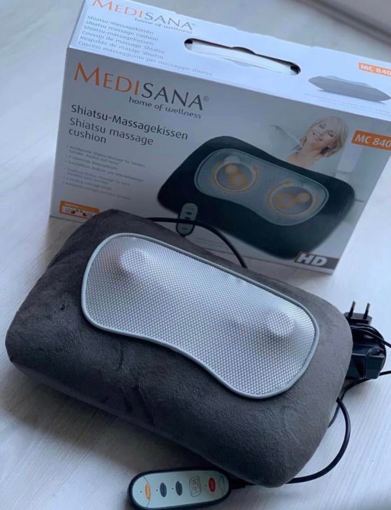 Medisana Shiatsu Massagekussen MC 840 - Zo goed als nieuw, Sport en Fitness, Massageproducten, Ophalen, Zo goed als nieuw, Massagestoel of Kussen