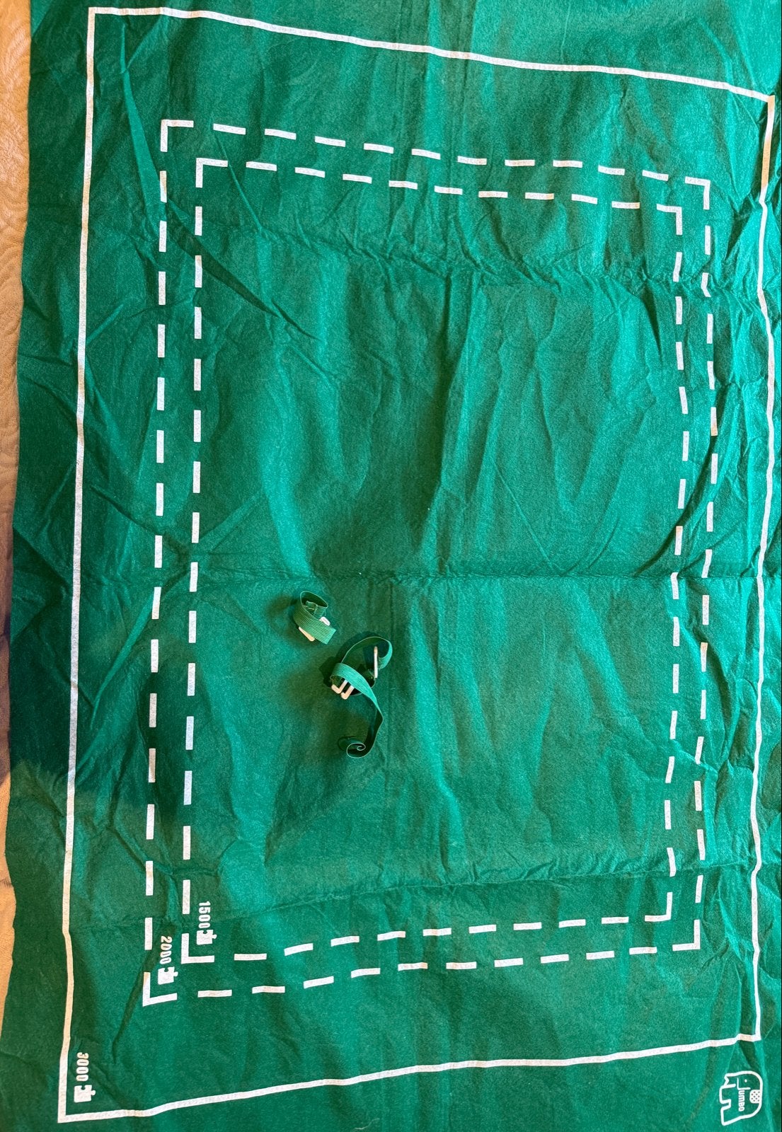 Oprolbare puzzelmat met koker, Ophalen of Verzenden, Minder dan 500 stukjes, Zo goed als nieuw, Overige typen