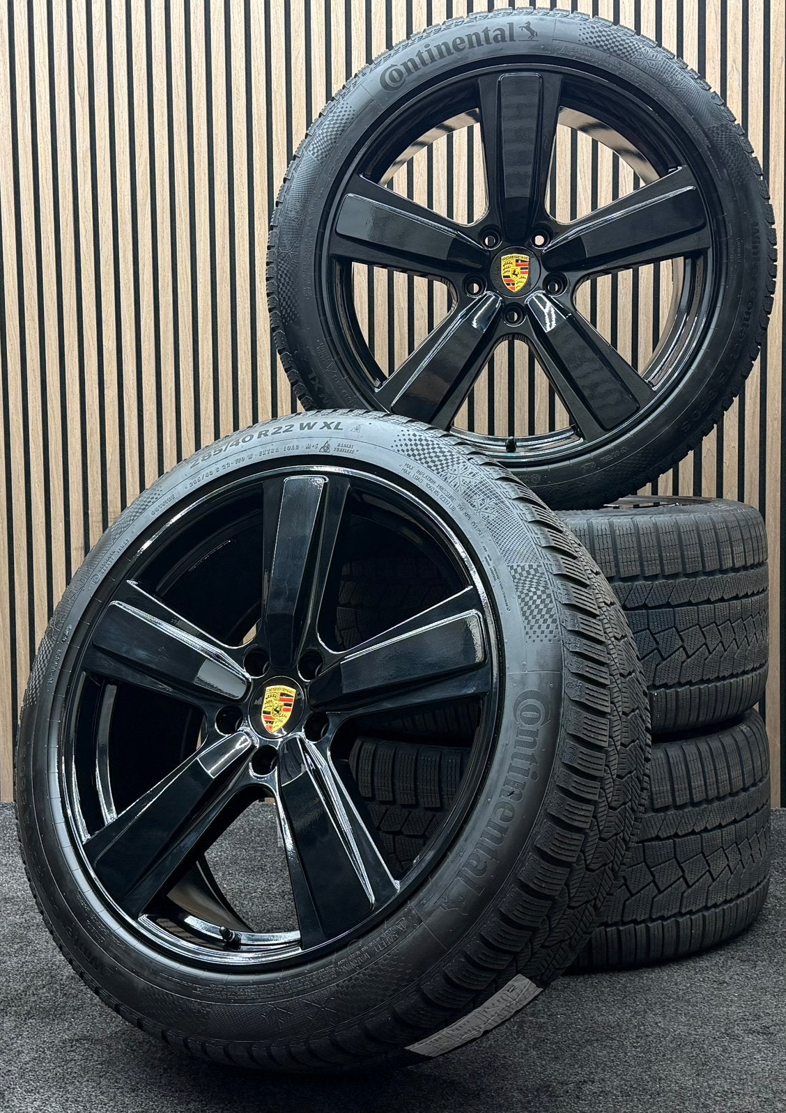 ZGAN! Originele 22 inch Porsche Cayenne Coupe Continental NO, Ophalen, 285 mm, ., Banden en Velgen