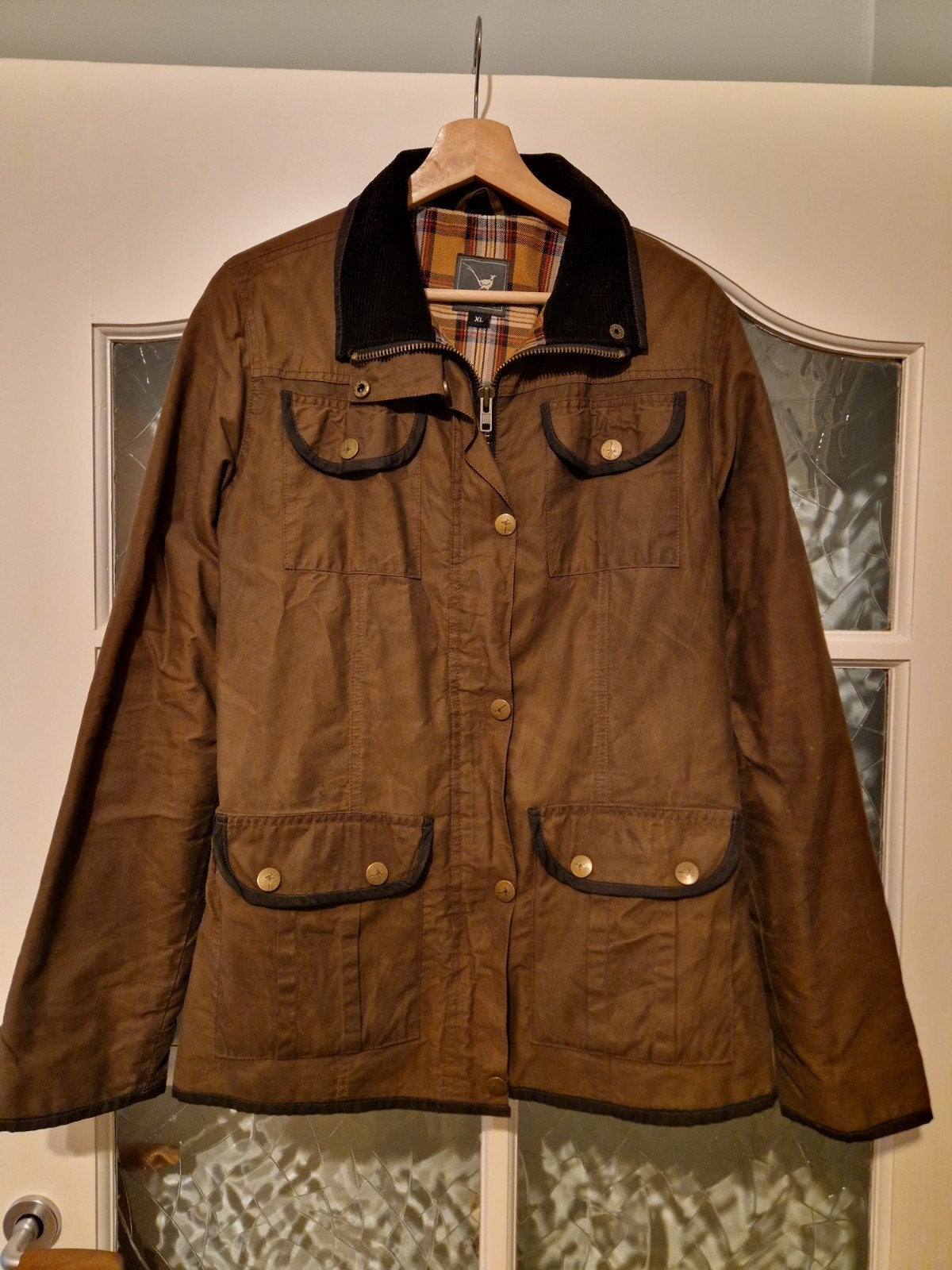 Mongo dames waxjas XL - Zo goed als nieuw, Bruin, Maat 42/44 (L), Zo goed als nieuw, Mongo