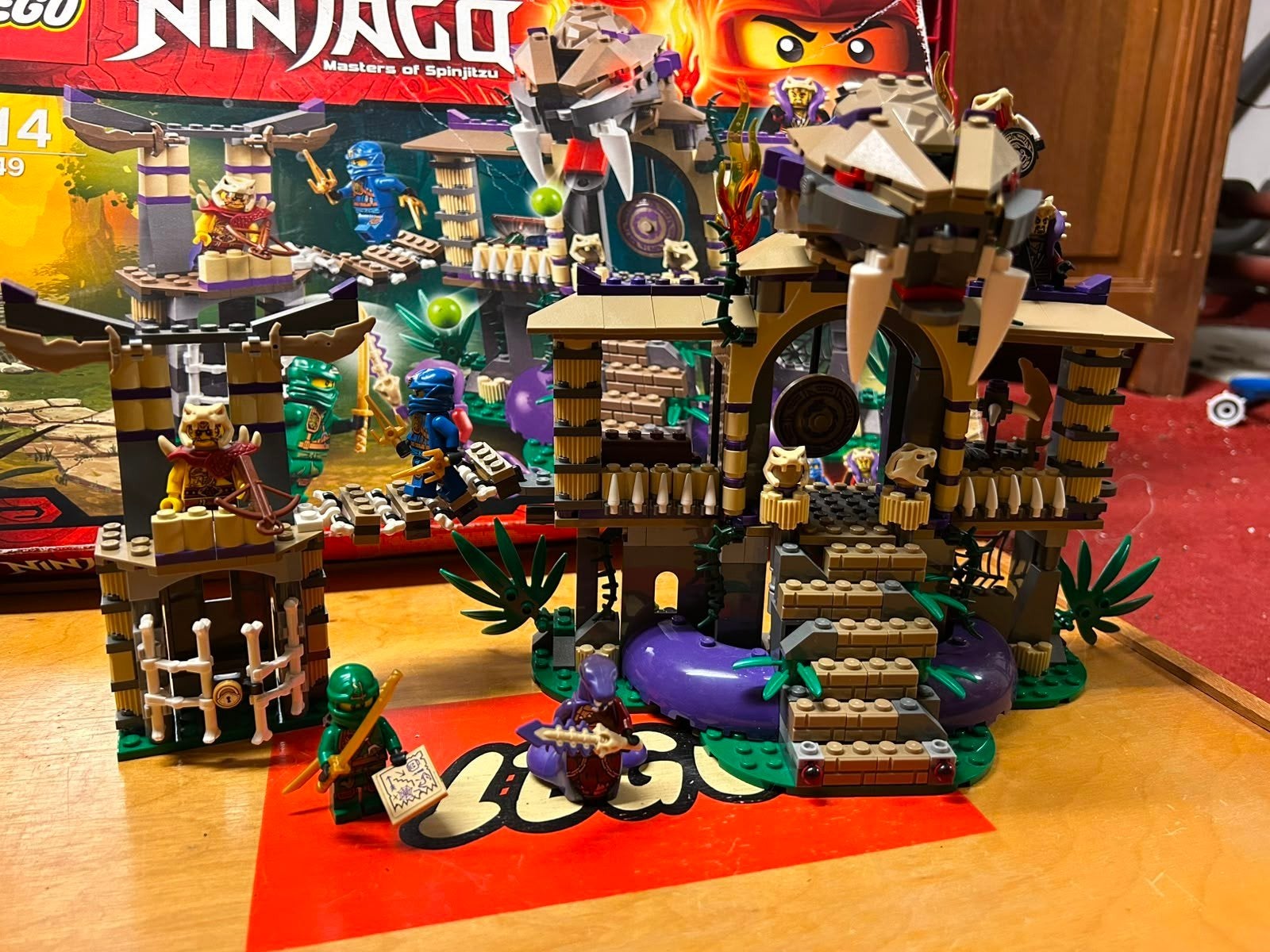 Lego Ninjago 70749: Tempel van Anacondrai, Kinderen en Baby's, Speelgoed | Duplo en Lego, Lego, Ophalen of Verzenden, Zo goed als nieuw