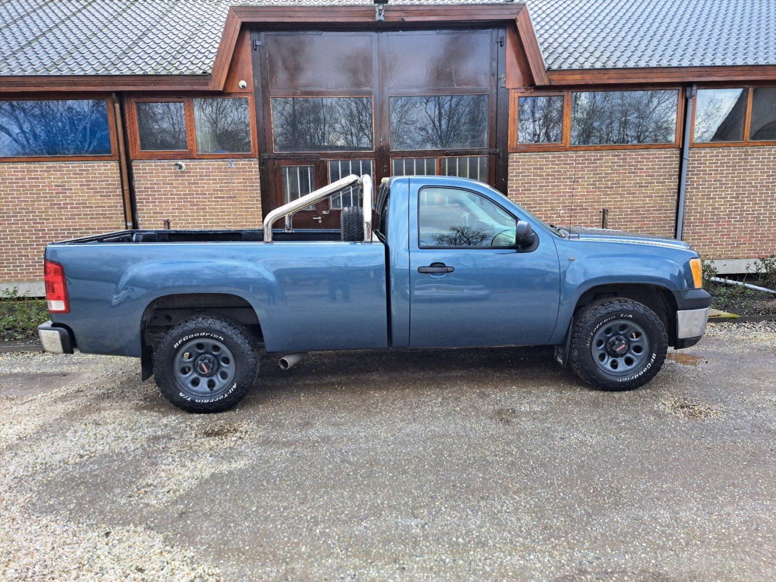 GMC Sierra 4X4 2007 Pick up Single Cab 3 persoons Lpg EX BTW, Automaat, Stof, Blauw, Bedrijf