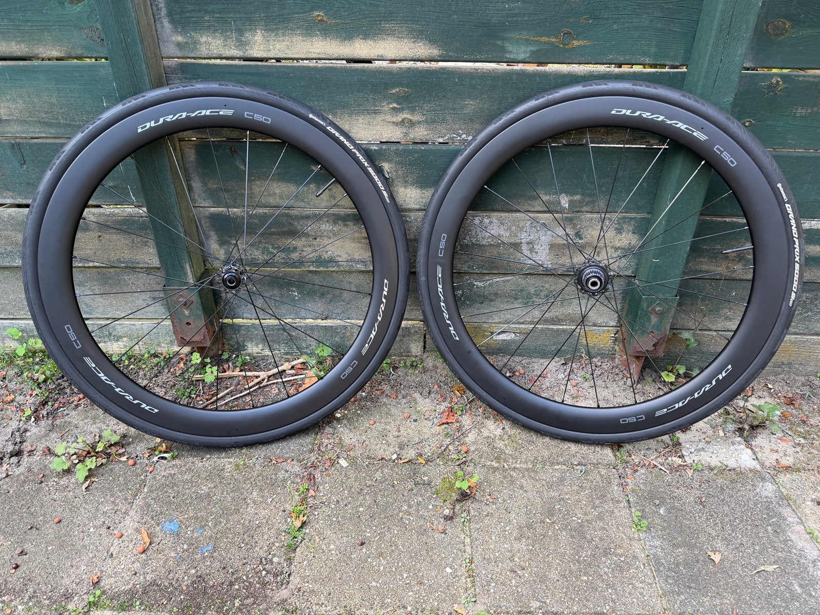Shimano C50 Dura-Ace (R9270) wielset met conti S-TR banden