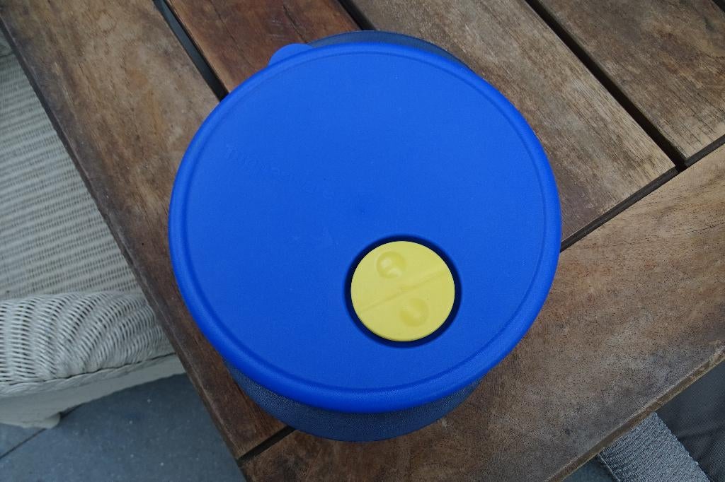 tupperware schaal, Ophalen of Verzenden, Zo goed als nieuw, Blauw, Schaal