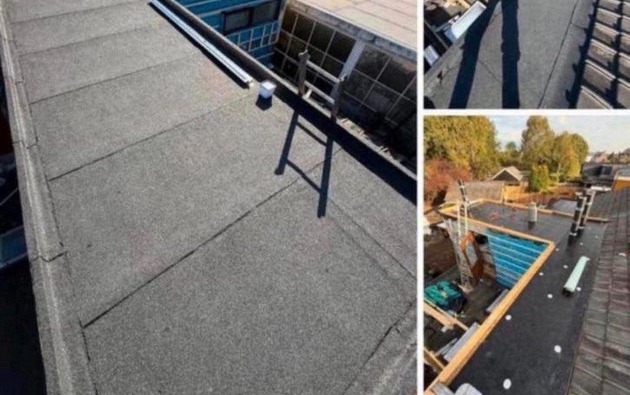 Overlagen van uw bitumen dak al vanaf €45,- incl btw, Doe-het-zelf en Verbouw, Dakpannen en Dakbedekking, Ophalen, Overige materialen