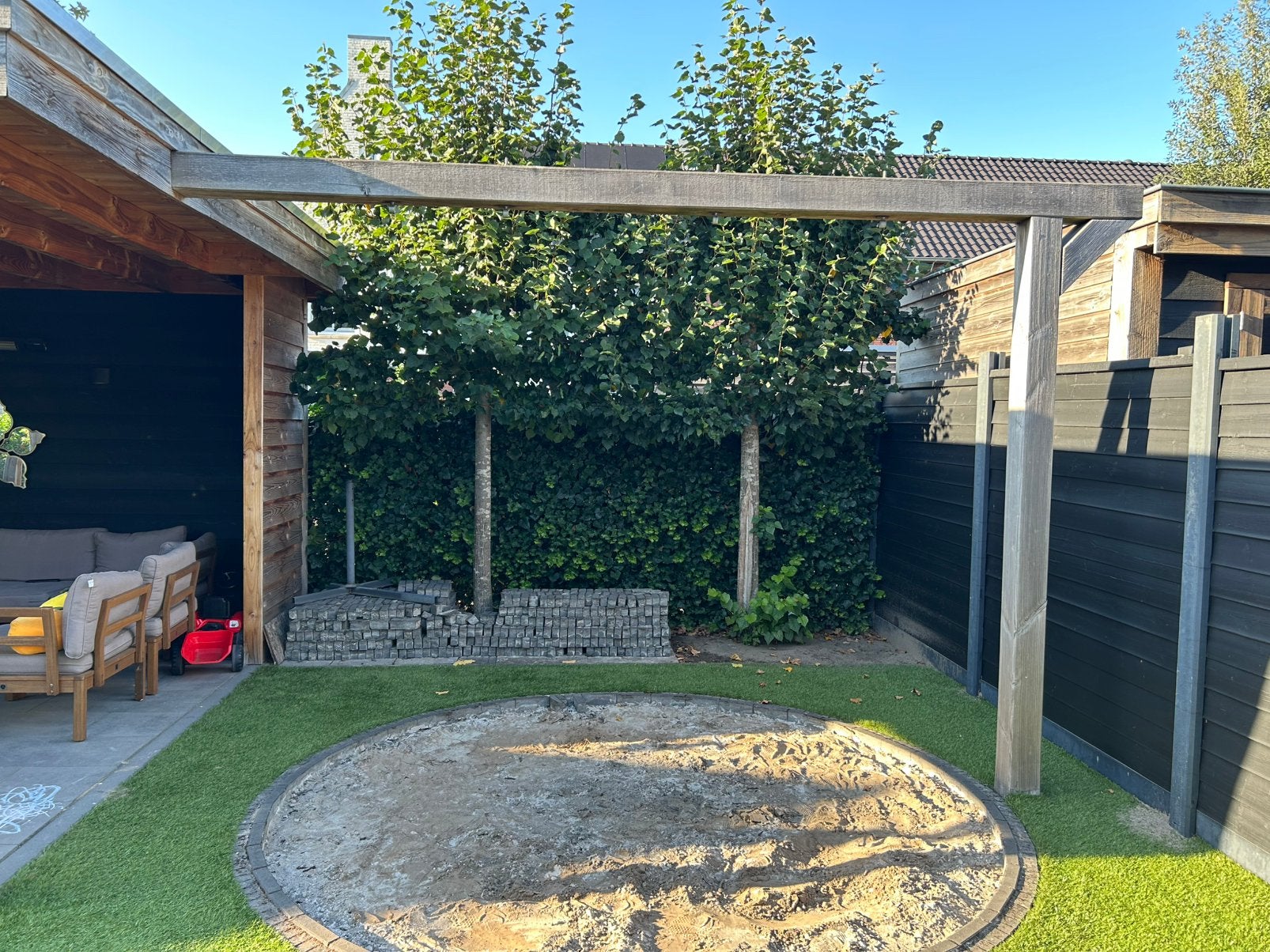 Douglas balken, Tuin en Terras, Ophalen, Gebruikt, 250 tot 500 cm, Overige typen