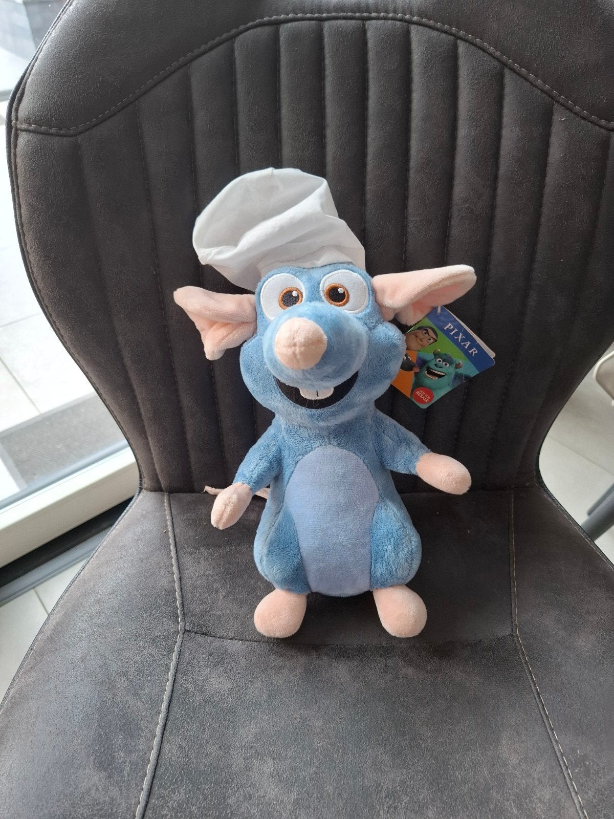 Disney Pixar Ratatouille Remy knuffel met koksmuts, Disney, Disney, Overige typen, Blauw