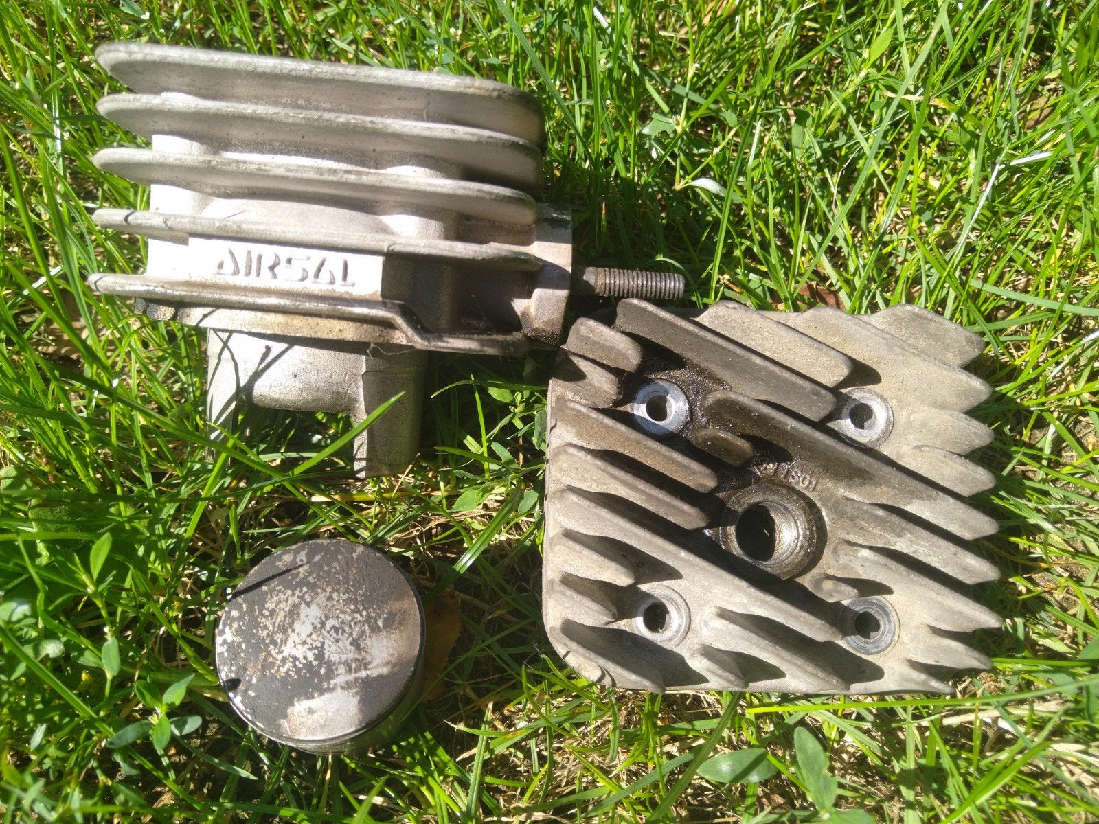 Airsal alluminium 50 cc snel cilinder en zuiger, piaggio 2t, Fietsen en Brommers, Ophalen of Verzenden