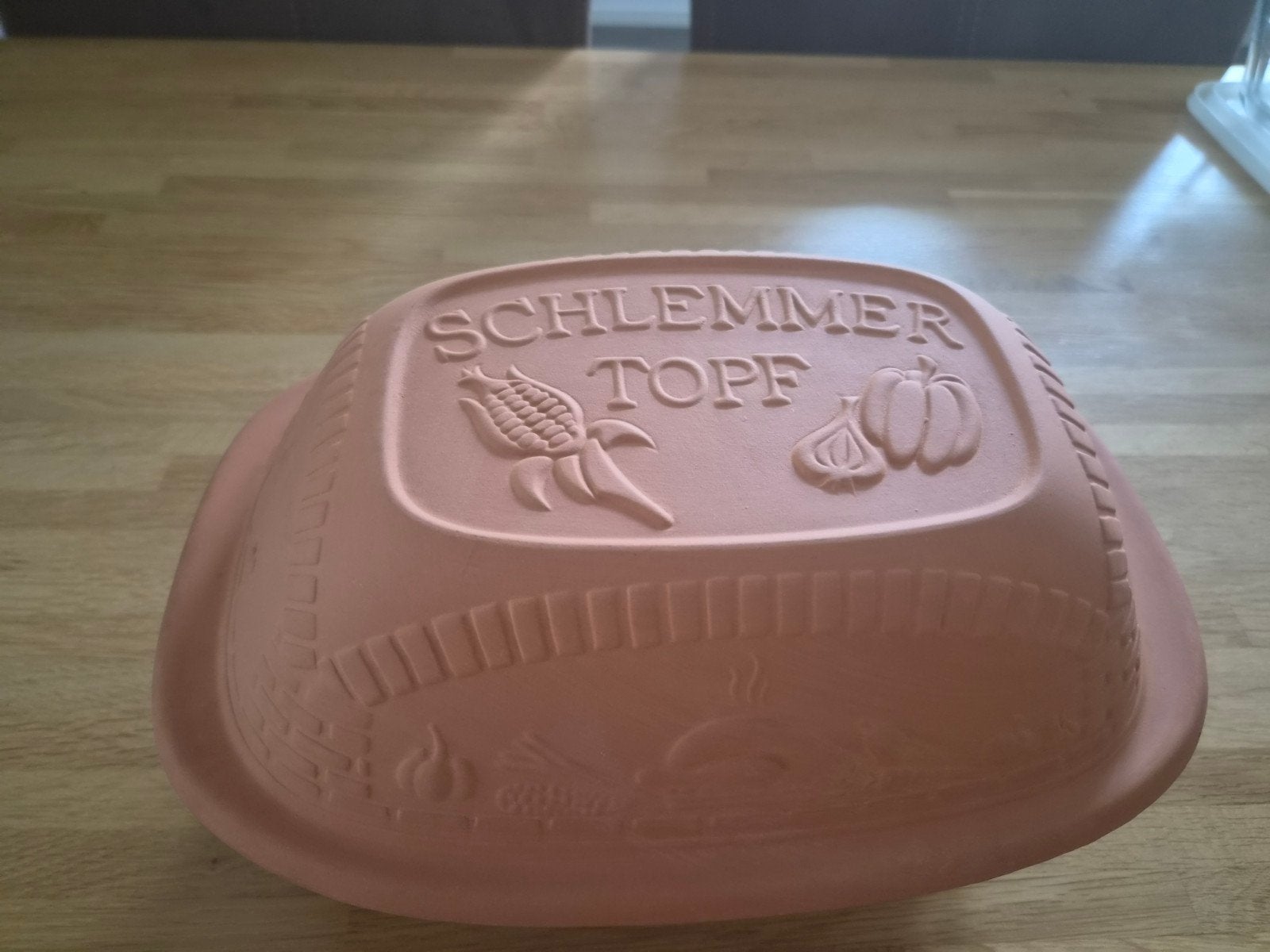 Schlemmer Topf Römertopf - Zo goed als nieuw, Ophalen, Overige typen, Zo goed als nieuw, Steen/keramiek